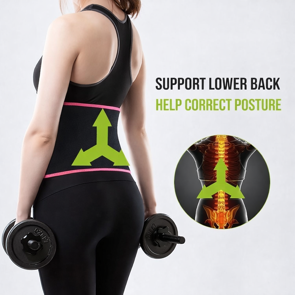 Adjustable Waist Trimmer Belt | Shape. Support. Sweat Smarter.